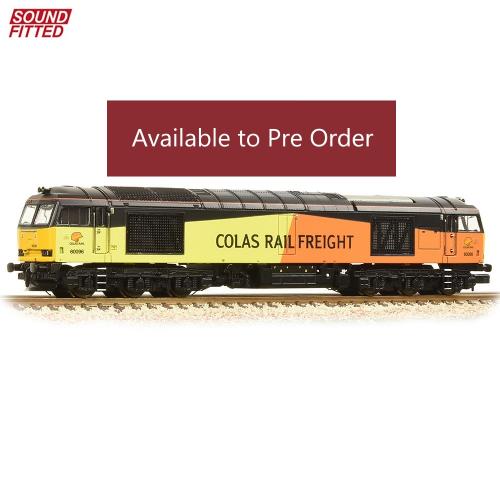 371-358ASF-Graham Farish-Class 60 60096 Colas Rail Freight - Sound Fitted